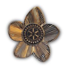 Mini Silver Flower Brooch