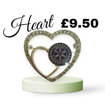 Heart Brooch