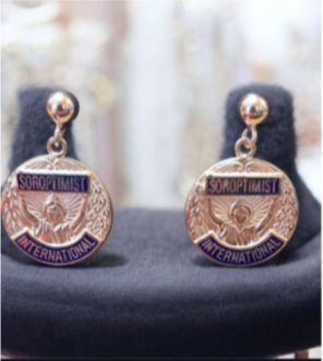 Soroptimist Earrings 925 Silver