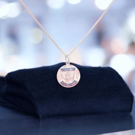 Soroptimist Silver 925 Pendant with Chain