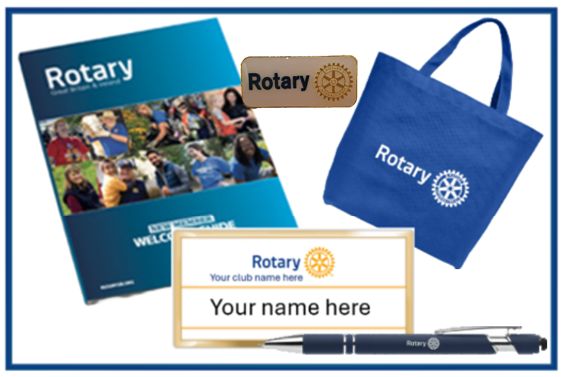 6 - Large Pack - New Member Pack with Name badge