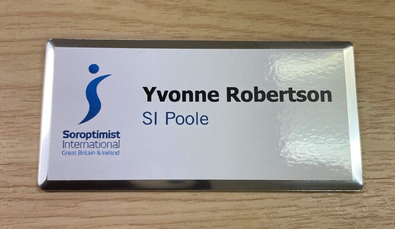 Soroptimist Name Badge - Rectangle Soroptimist Name Badge - Rectangle