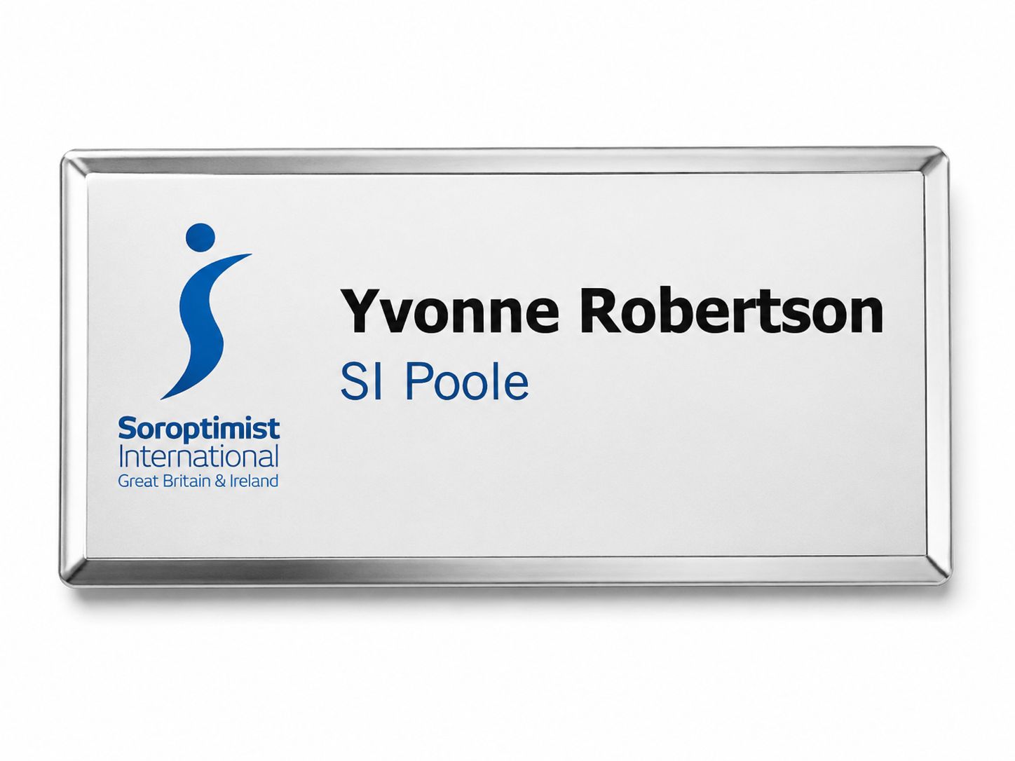 Soroptimist Name Badge - Rectangle Soroptimist Name Badge - Rectangle