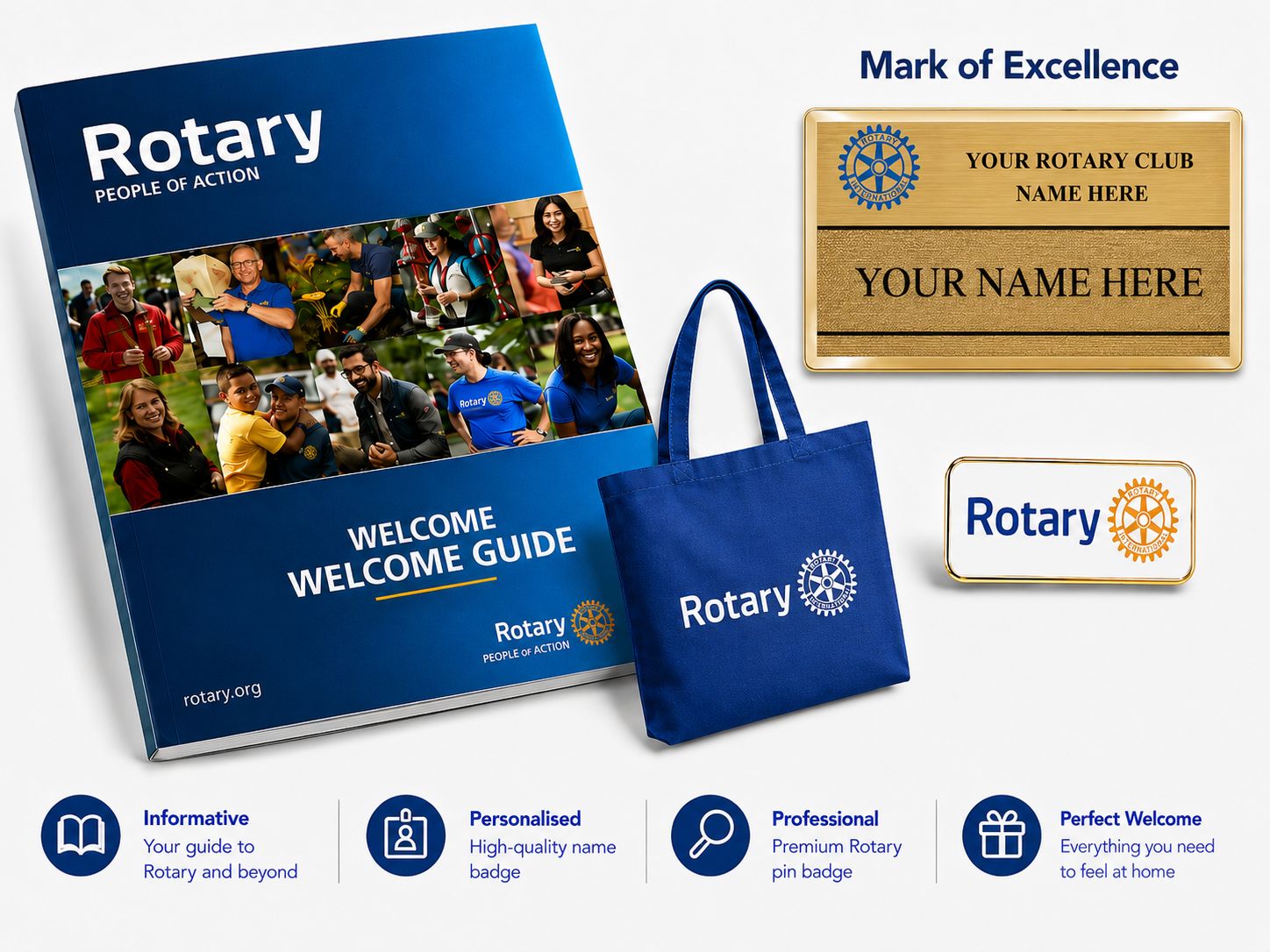 3N2 - Medium Pack - New Member Pack with Mark of Excellence Name badge 3N2 - Medium Pack - New Member Pack with Mark of Excellence Name badge