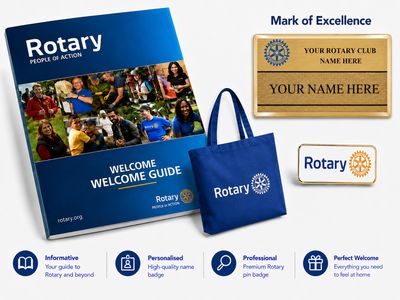 3N2 - Medium Pack - New Member Pack with Mark of Excellence Name badge 3N2 - Medium Pack - New Member Pack with Mark of Excellence Name badge