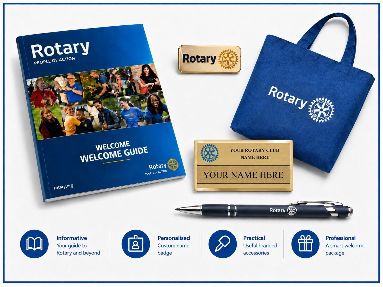 3N3 - Large New Member Pack with Mark of Excellence Name Badge 3N3 - Large New Member Pack with Mark of Excellence Name Badge