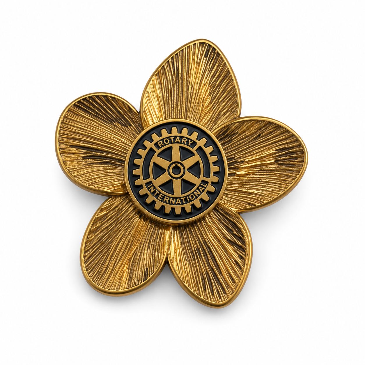 Mini Gold Flower Brooch