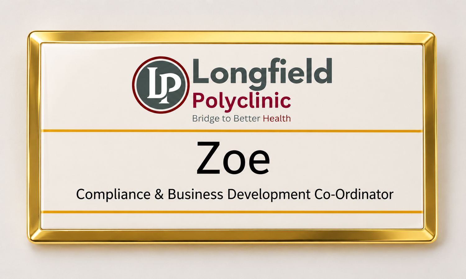 Corporate Name Badge Rectangle Corporate Name Badge Rectangle