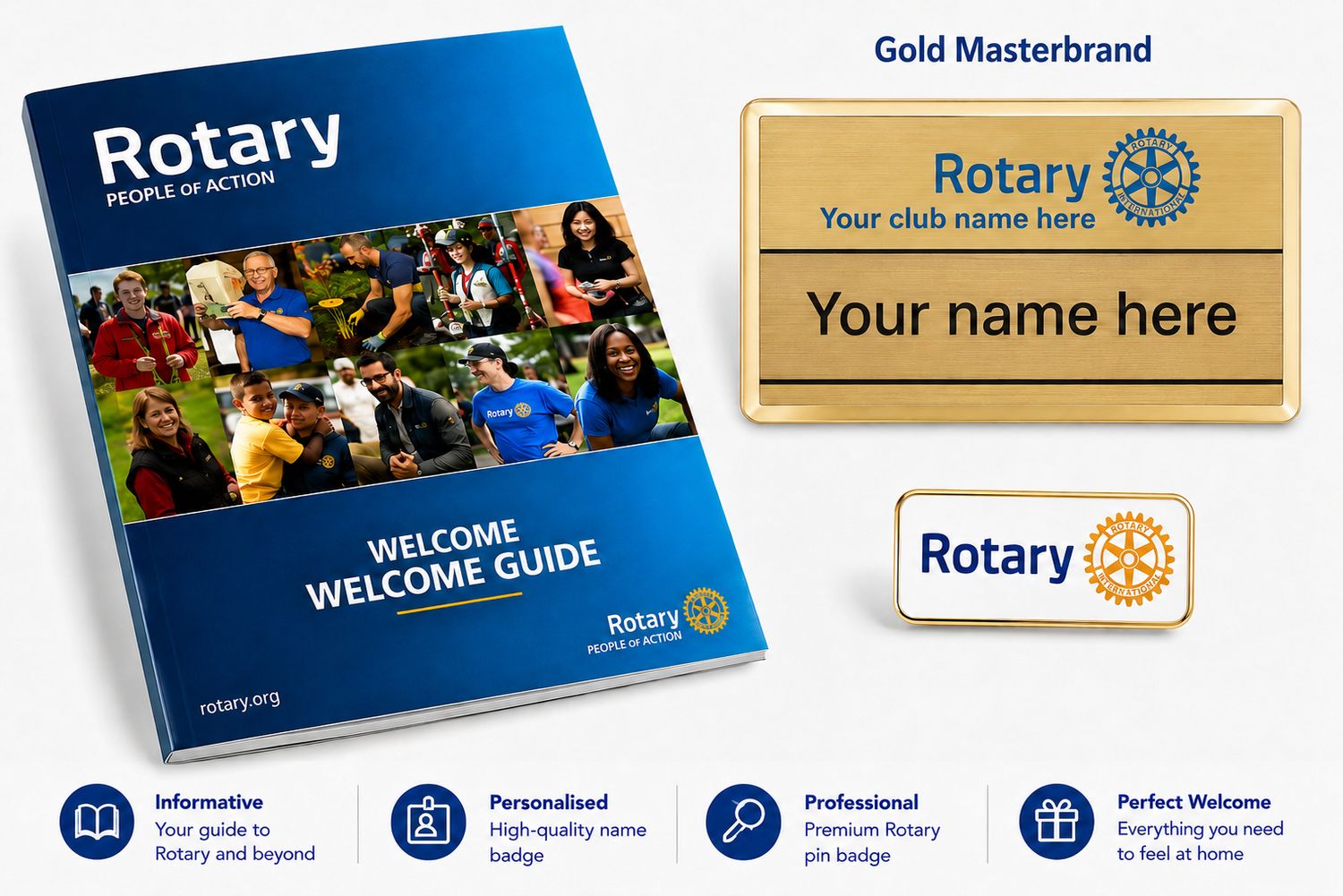 2N1 - Starter Pack - New Member Pack with Gold Masterbrand Name Badge 2N1 - Starter Pack - New Member Pack with Gold Masterbrand Name Badge