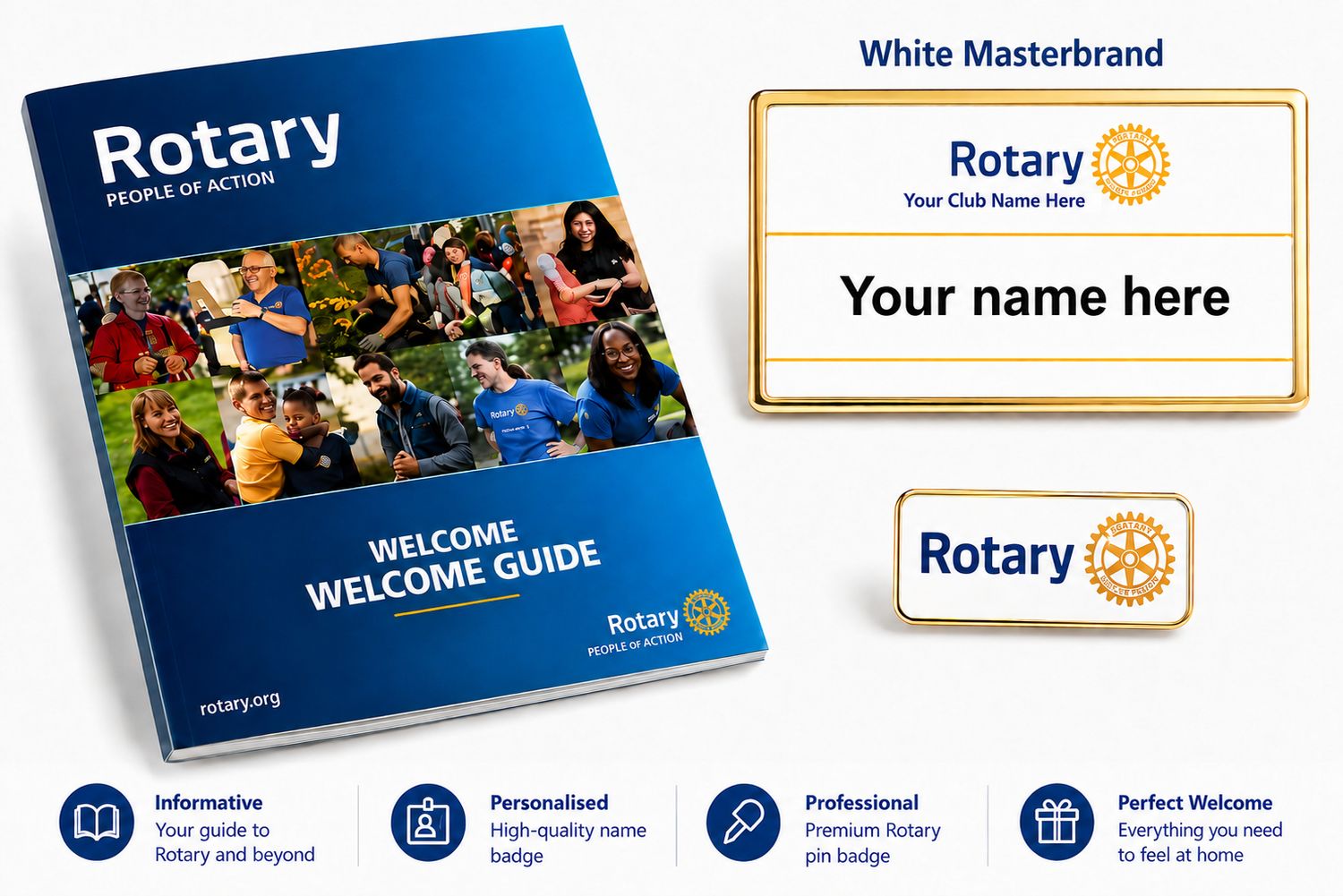 1N1 - Starter Pack - New Member Pack with White Masterbrand Name Badge 1N1 - Starter Pack - New Member Pack with White Masterbrand Name Badge