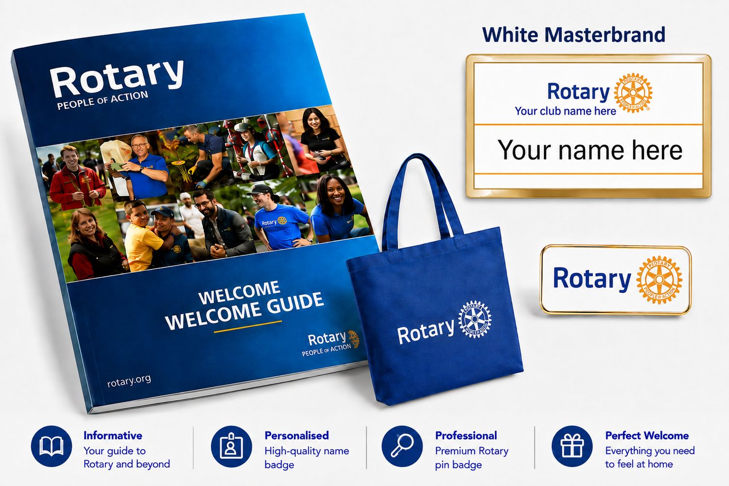 1N2 - Medium Pack - New Member Pack with White Masterbrand Name Badge 1N2 - Medium Pack - New Member Pack with White Masterbrand Name Badge