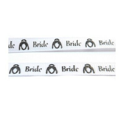 Βραχιόλι-κορδέλα Bachelor, Bride 1τμχ 25εκ