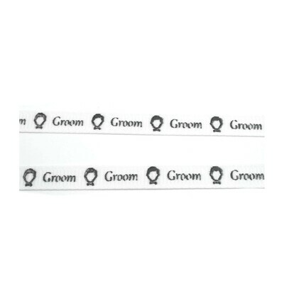 Βραχιόλι-κορδέλα για Bachelor, Groom 1τμχ 25εκ