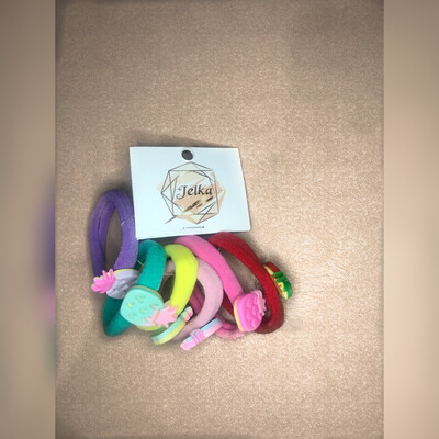 Λαστιχάκια μαλλιών με φρουτάκια