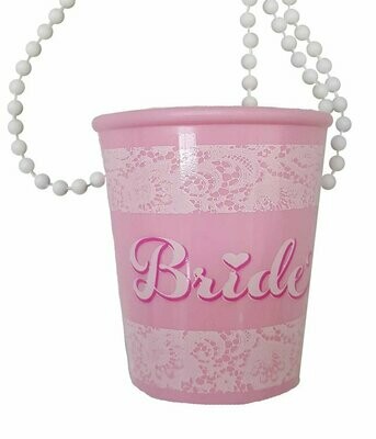 Ποτηράκι για σφηνάκια με κορδόνι Bride