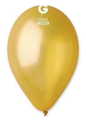 Μπαλόνι latex χρυσό 12” 1τμχ