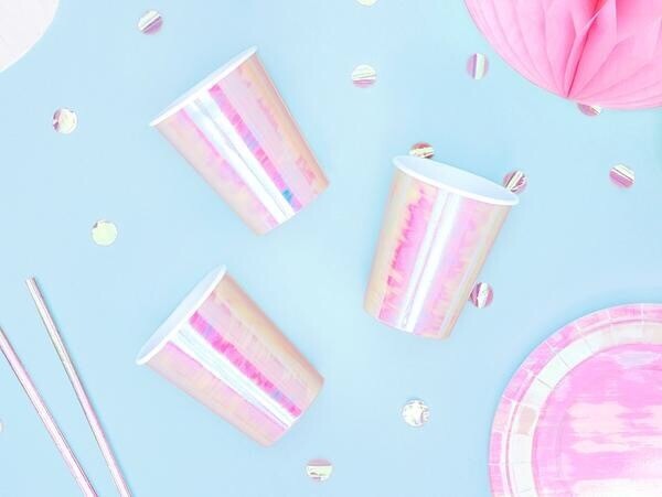 Ποτήρια ιριδίζοντα 6τμχ