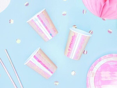 Ποτήρια ιριδίζοντα 6τμχ