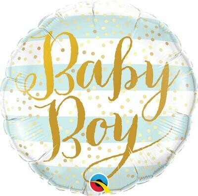 Foil μπαλόνι BABY BOY 18"