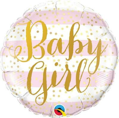 Foil μπαλόνι BABY GIRL 18"
