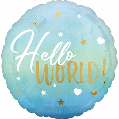 Foil μπαλόνι HELLO WORLD 18"