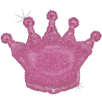 Μπαλόνι ροζ κορώνα Foil 36”(91εκ.)