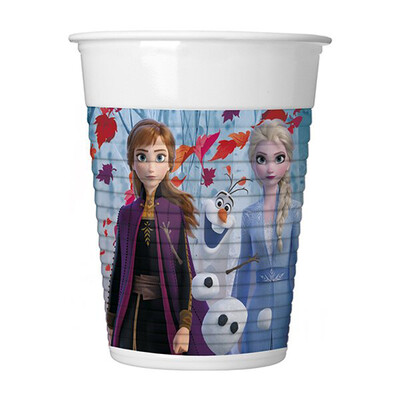 Ποτήρια πλαστικά Frozen 8τμχ