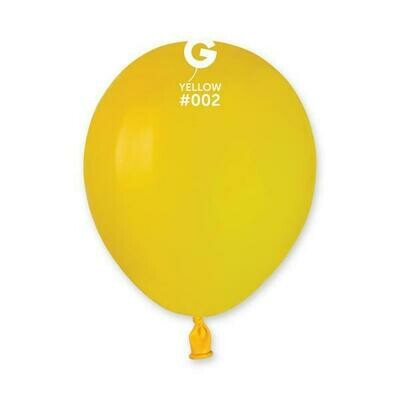 Μπαλόνι 5" κίτρινο 1τμχ