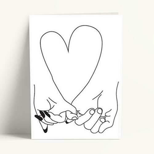 Κάρτα Βαλεντίνου Καρδιά χέρια
