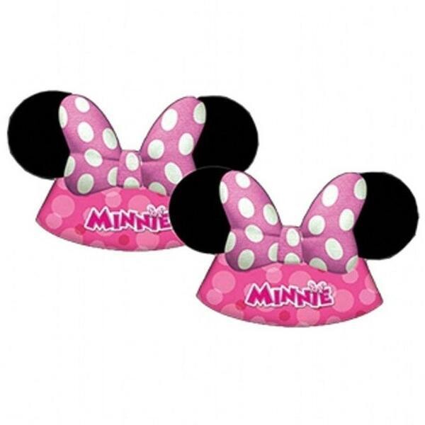 Καπελάκια Minnie Mouse με αυτάκια (6 τεμ)