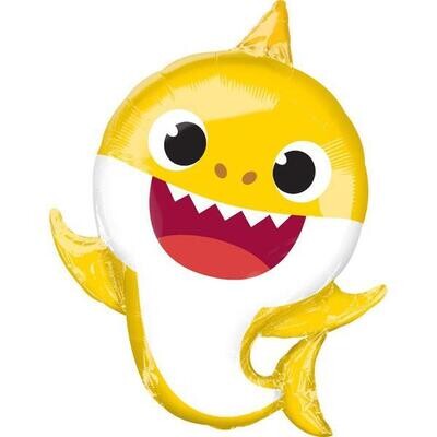 26'' Baby Shark κίτρινο Foil Mπαλόνι
