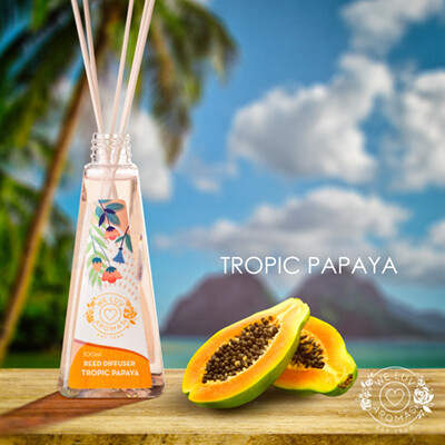 Αρωματικό χώρου με sticks 100ml Tropic Papaya – Reed Diffuser