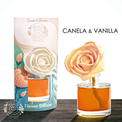 Αρωματικό Χώρου με Λουλούδι 100ml Canela Vanilla – Flower Diffuser Canela Vanilla