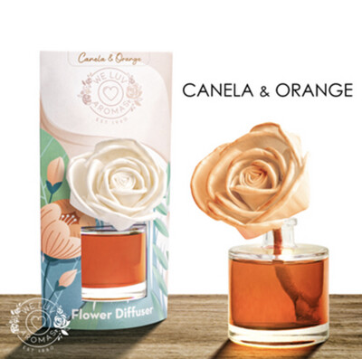 Αρωματικό Χώρου με Λουλούδι 100ml Canela and Orange- Flower Diffuser Canela and Orange