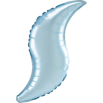 Μπαλόνι Φοιλ Σχήμα Pastel Blue Satin Curve / 91 εκ