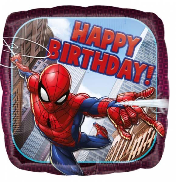 18″ Μπαλόνι Spiderman Happy Birthday