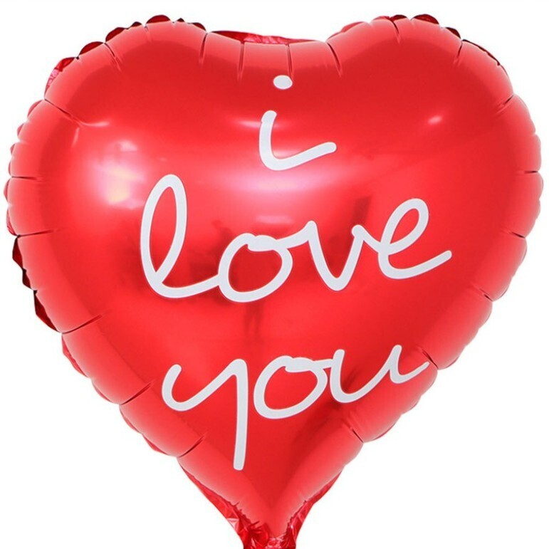 18” Μπαλόνι κόκκινη καρδιά Ι Love You