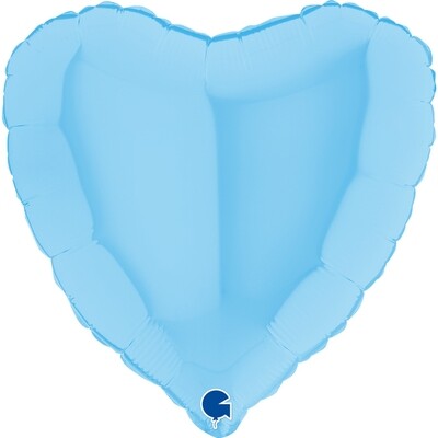 18″ Μπαλόνι Γαλάζια Καρδιά