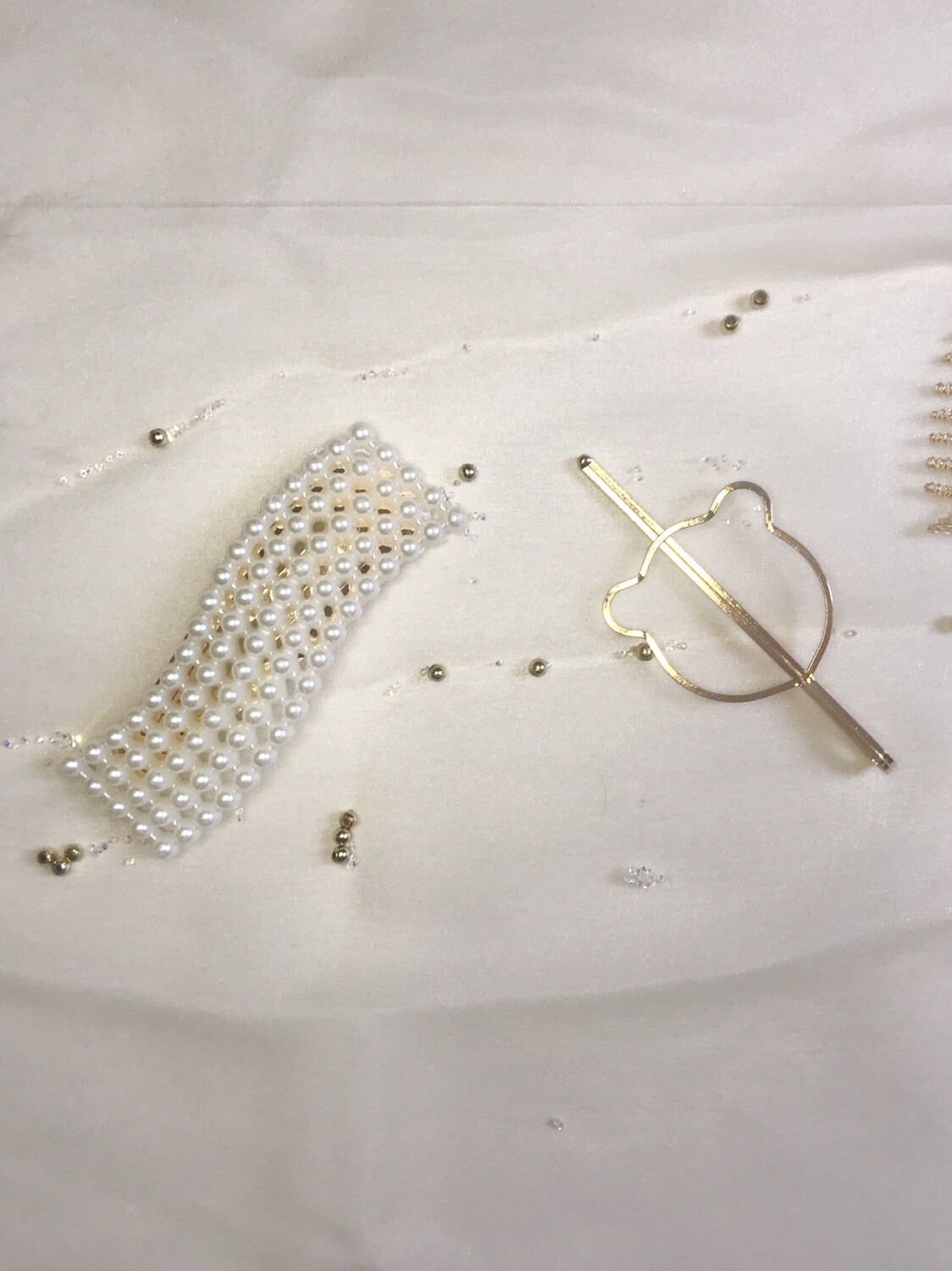 Σετ κοκαλάκια μαλλιών με πέρλες