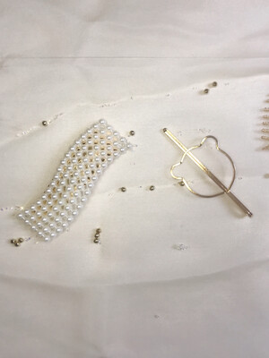 Σετ κοκαλάκια μαλλιών με πέρλες