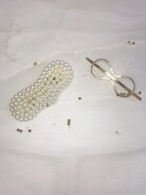 Σετ κοκαλάκια μαλλιών με πέρλες