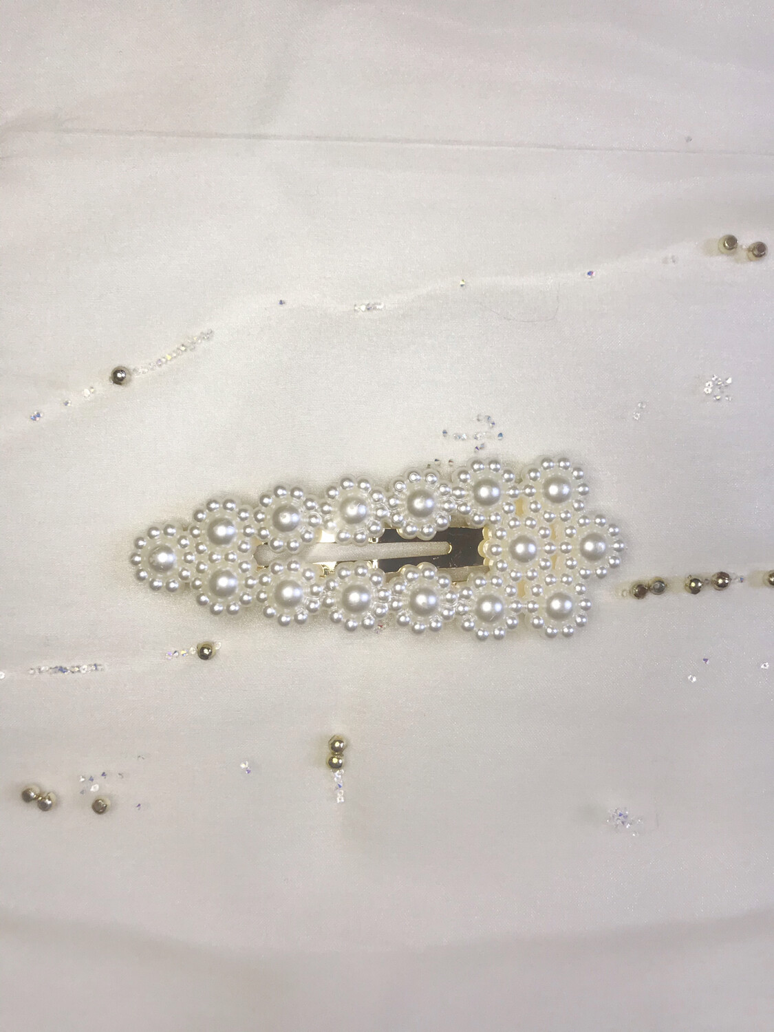 κοκαλάκι μαλλιών με πέρλες