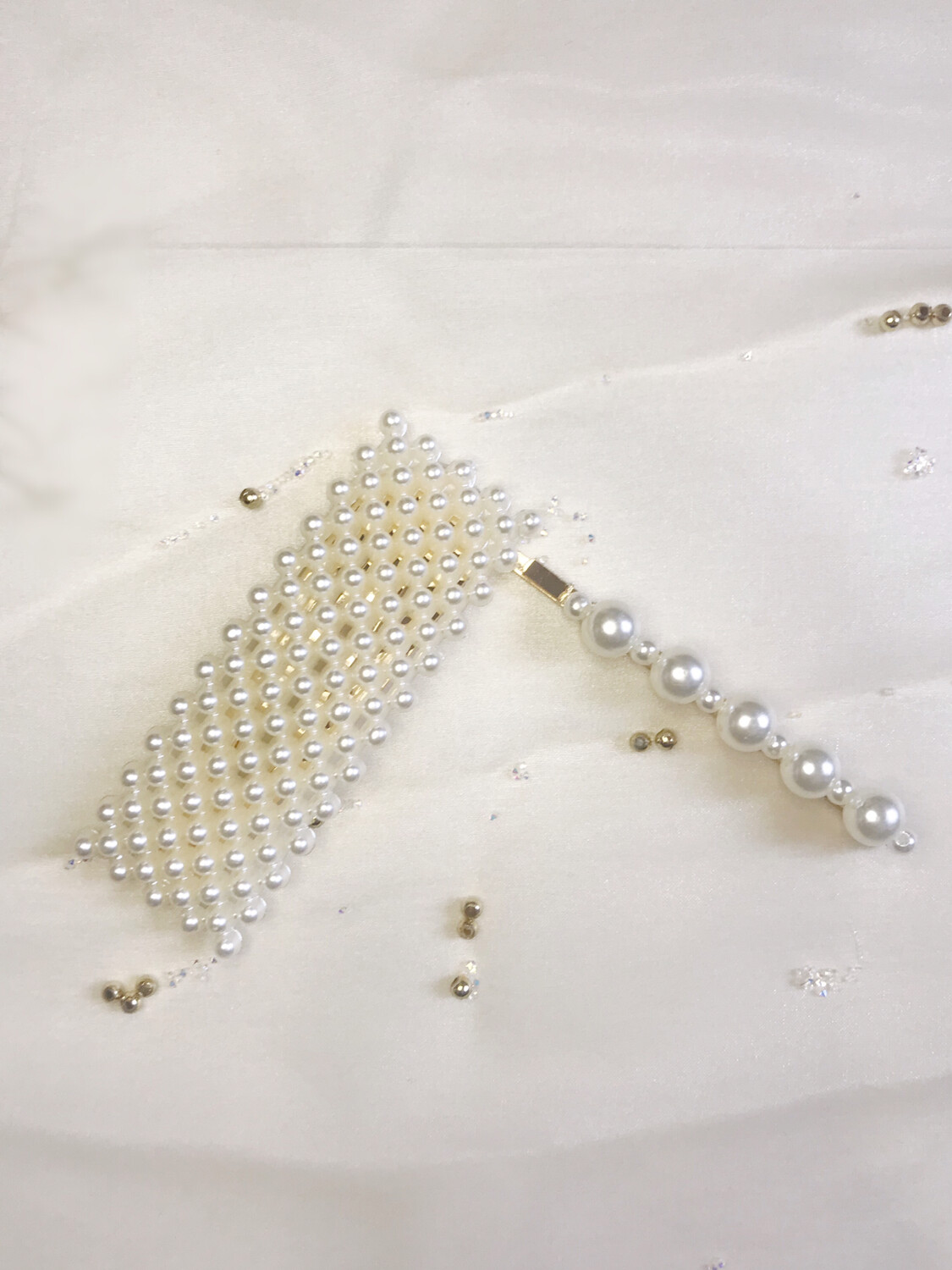 Σετ κοκαλάκια μαλλιών με πέρλες