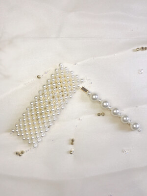 Σετ κοκαλάκια μαλλιών με πέρλες