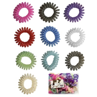 Σπιράλ μαλλιών χρωματιστά  1 ΤΜΧ