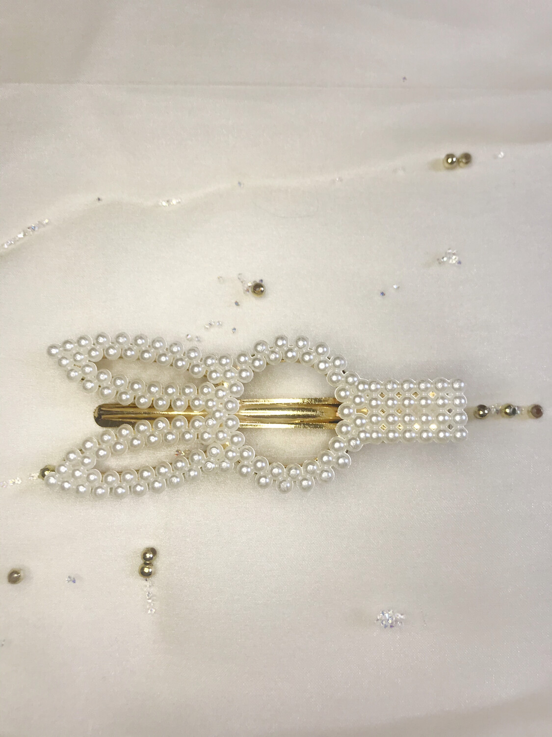 κοκαλάκι μαλλιών με πέρλες