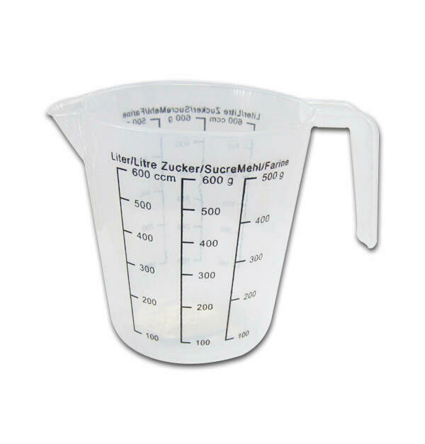Δοσομετρητής ζαχαροπλαστικής κανάτα πλαστική 0,6λίτρα