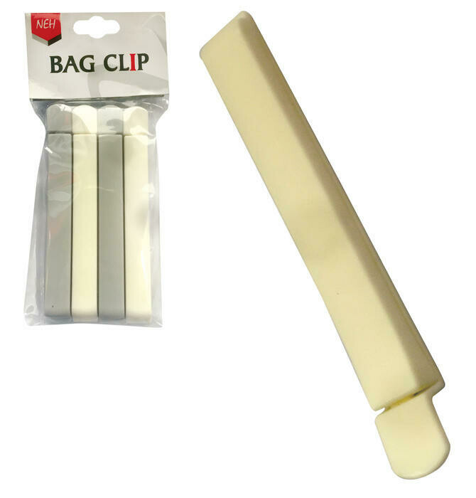 Ασφάλειες αεροστεγούς φύλαξης για σακούλες τροφίμων 4τμχ