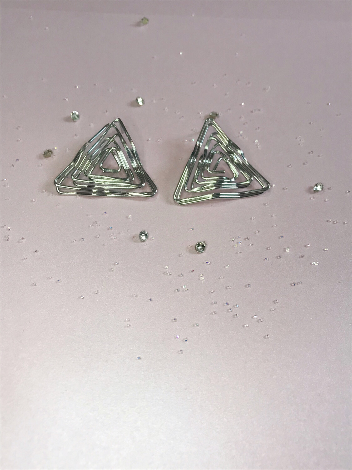 Ανοξείδωτα σκουλαρίκια ασημί