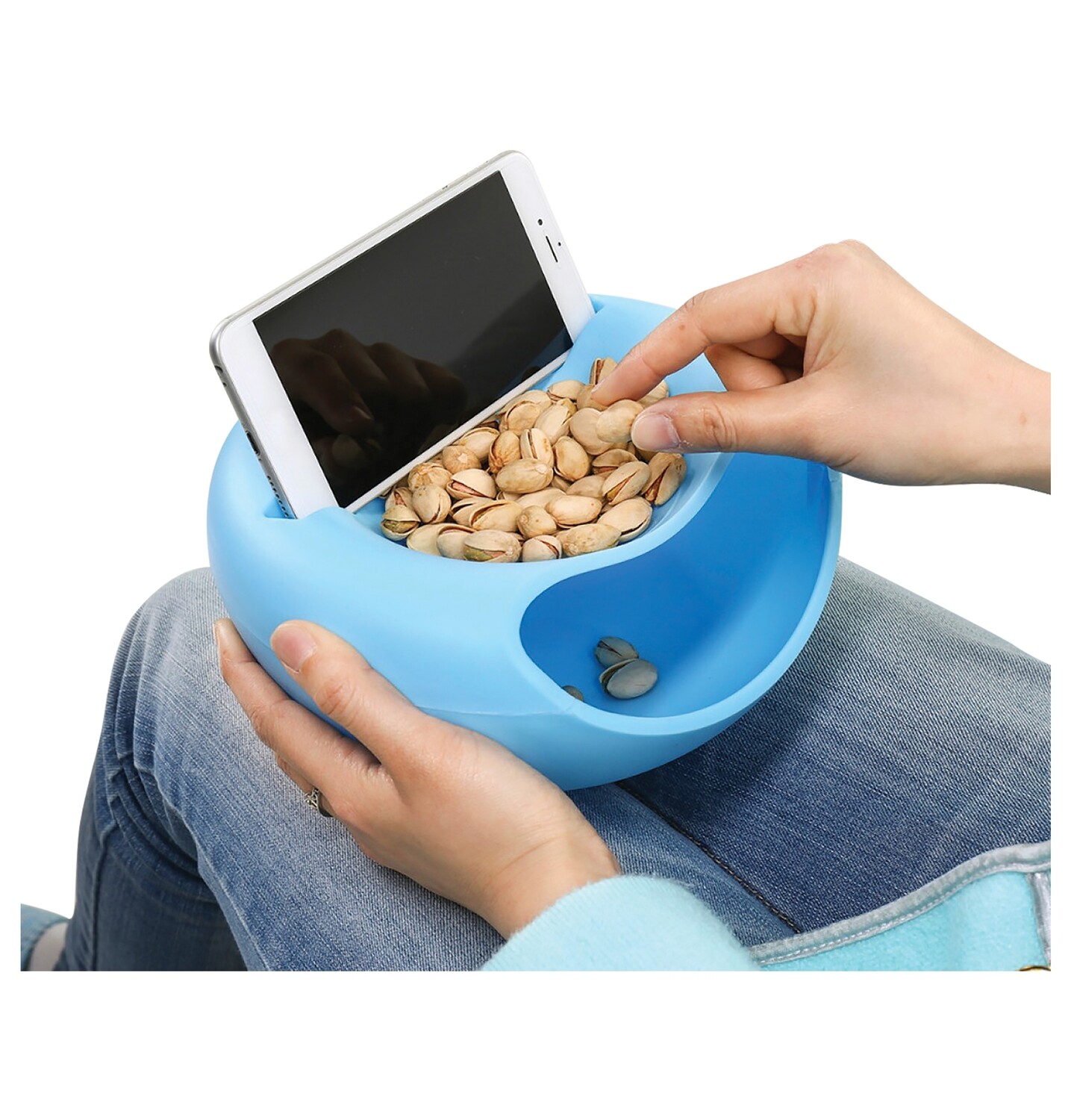 Μπολ δύο επιπέδων με βάση για κινητό